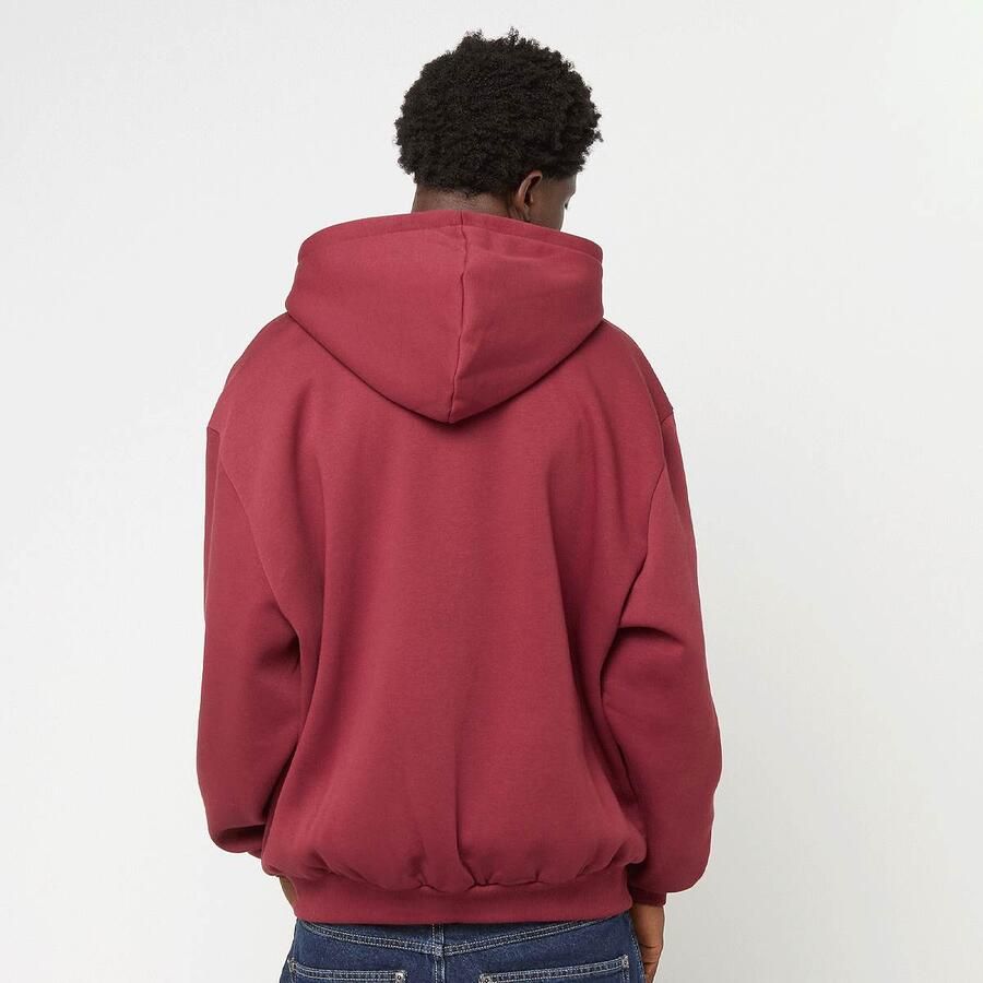 Karl Kani Small Signature Essential Oversized Zip Hoodie Men Hoodies & Sweaters rood Maat XL Kleding