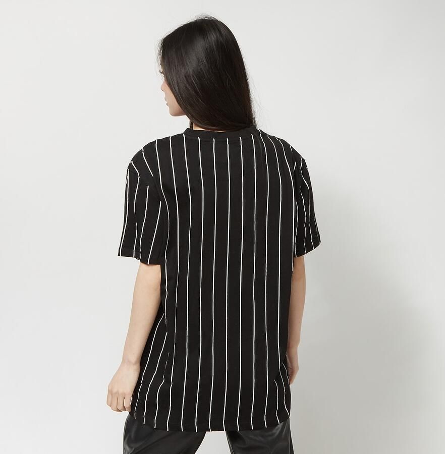 Karl Kani Small Signature Essential Pinstripe Os Tee T-shirts Kleding black white maat: XS beschikbare maaten:XS S M L - Foto 2