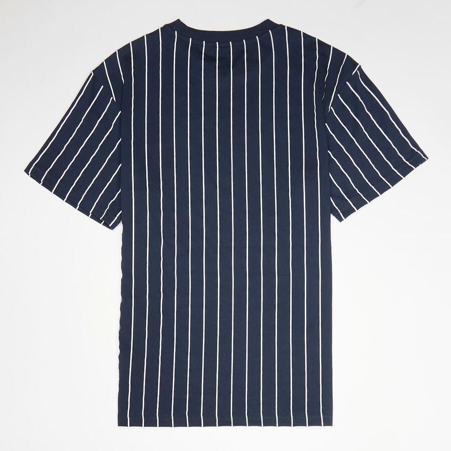 Karl Kani Small Signature Essential Pinstripe Tee Junior Unisex T-Shirts blauw Kleding