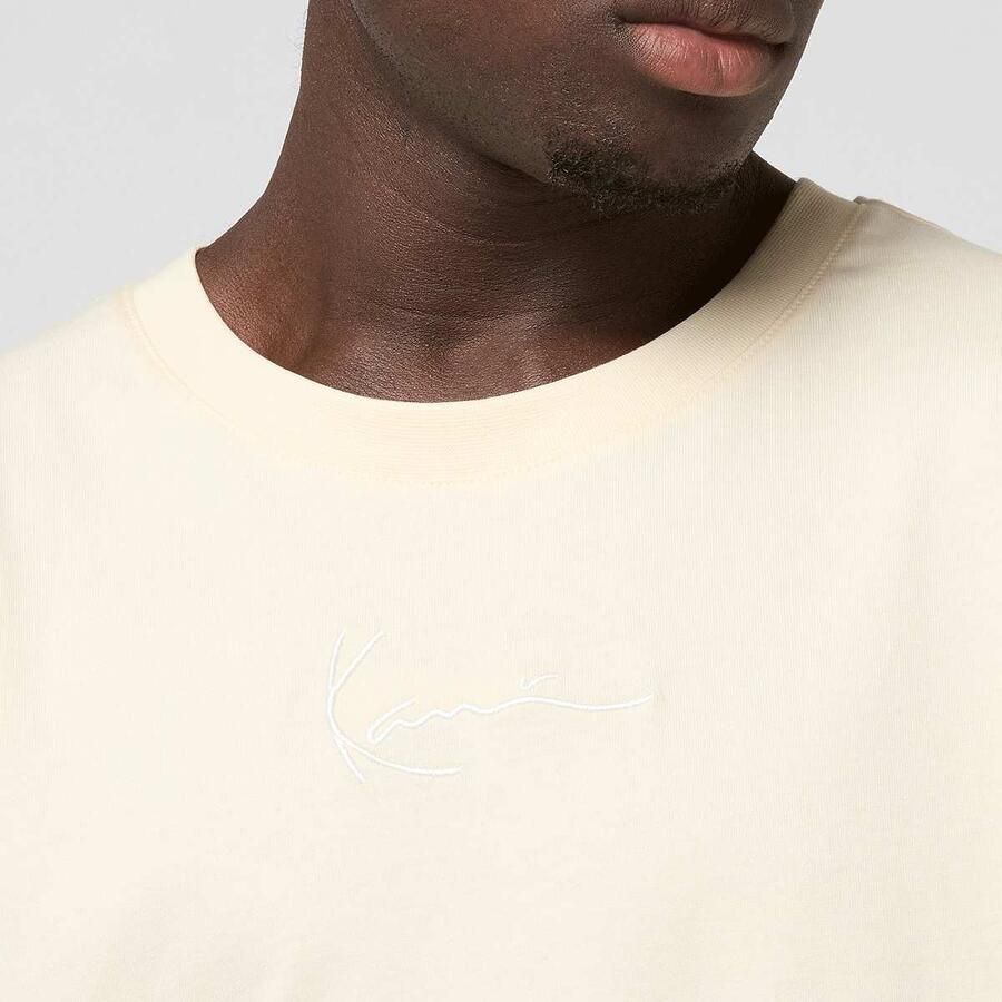Karl Kani Small Signature Essential Tee Men T-Shirts & Polo's geel Maat XL Kleding - Foto 2