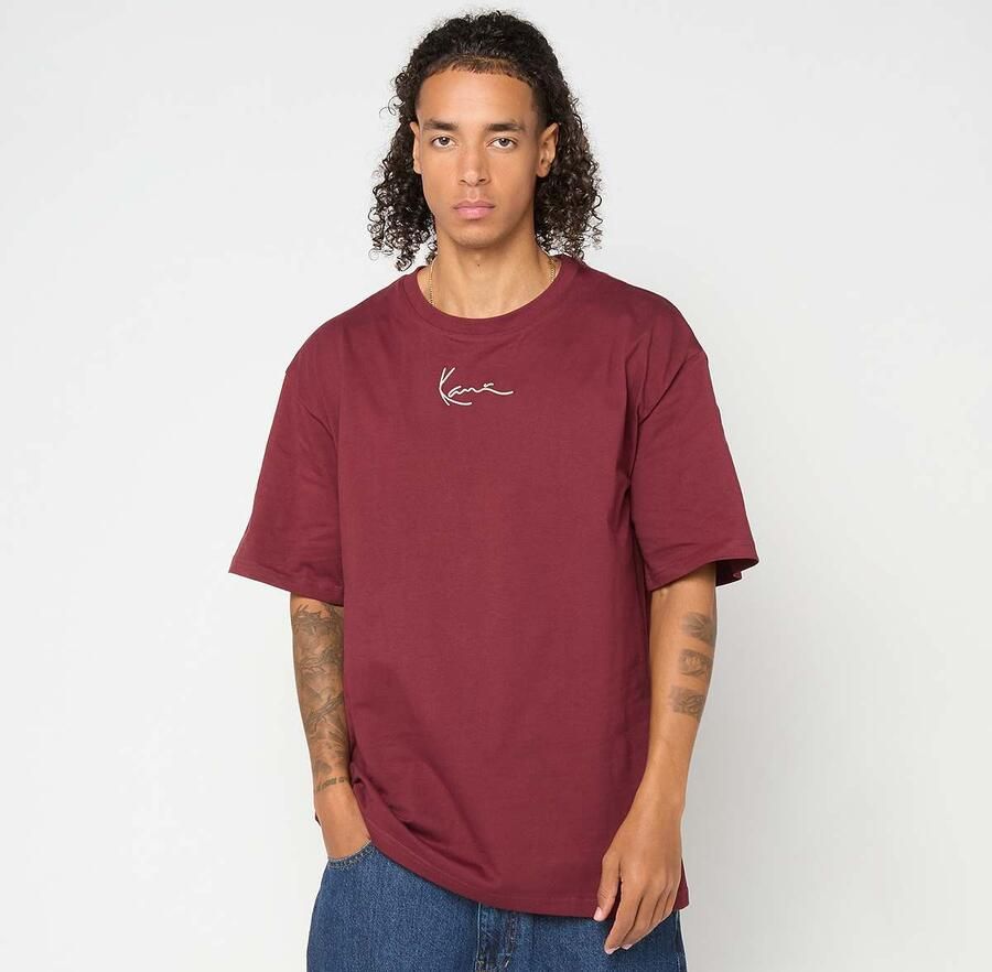 Karl Kani Small Signature Essential Tee Men T-Shirts & Polo's rood Maat XL Kleding - Foto 3