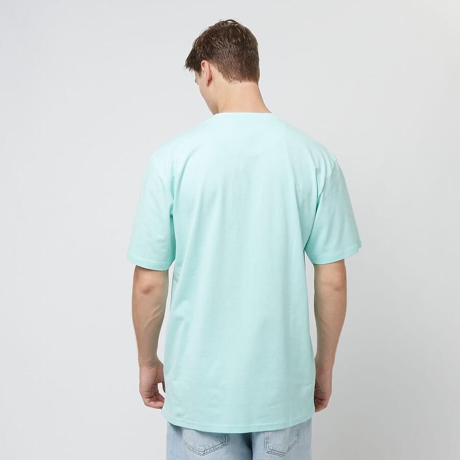 Karl Kani Small Signature Essential Tee Men T-Shirts & Polo's turkoois Maat XL Kleding