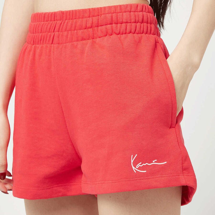 Karl Kani Small Signature Mini Shorts Wo Sportshorts rood Maat XS Kleding
