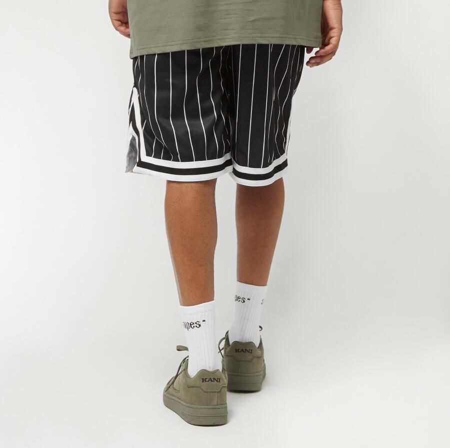 Karl Kani Small Signature Pinstripe Mesh Shorts Sportshorts Kleding black white maat: XXL beschikbare maaten:S M L XL XS XXL - Foto 2
