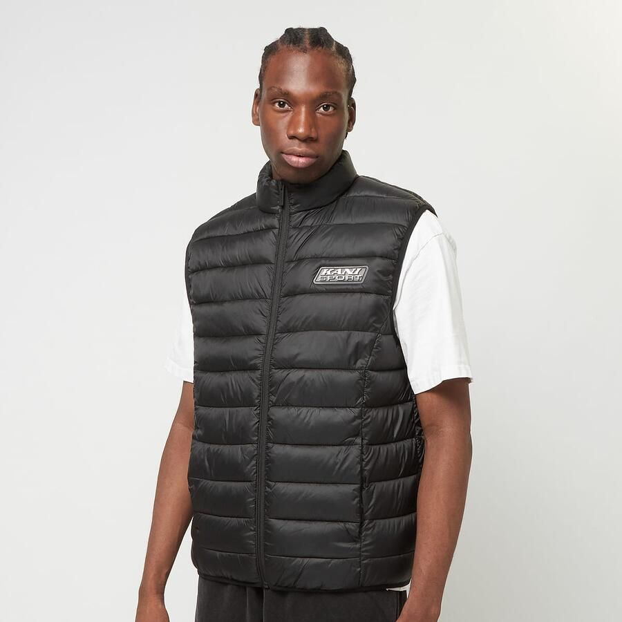 Karl Kani Sport Patch Light Puffer Vest Men Bodywarmers zwart Maat XL Kleding - Foto 3