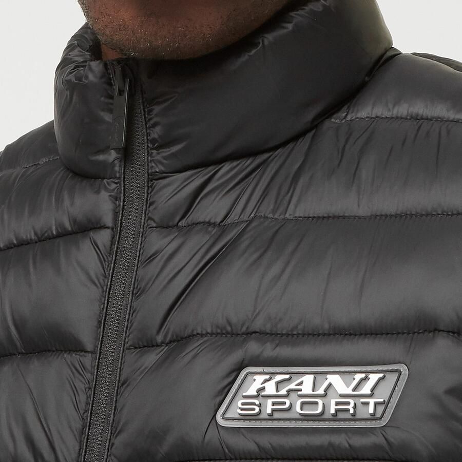 Karl Kani Sport Patch Light Puffer Vest Men Bodywarmers zwart Maat XL Kleding - Foto 2