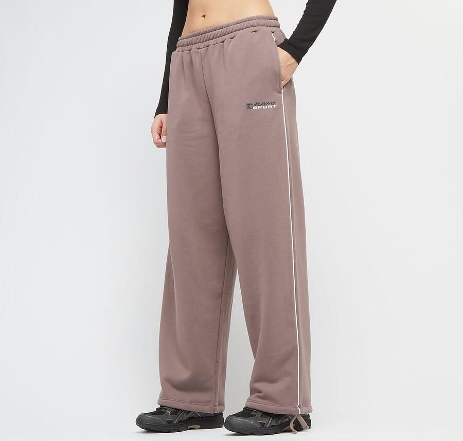 Karl Kani Sport Relaxed OS Sweatpants taupe Wo Trainingsbroeken beige Maat XS Kleding