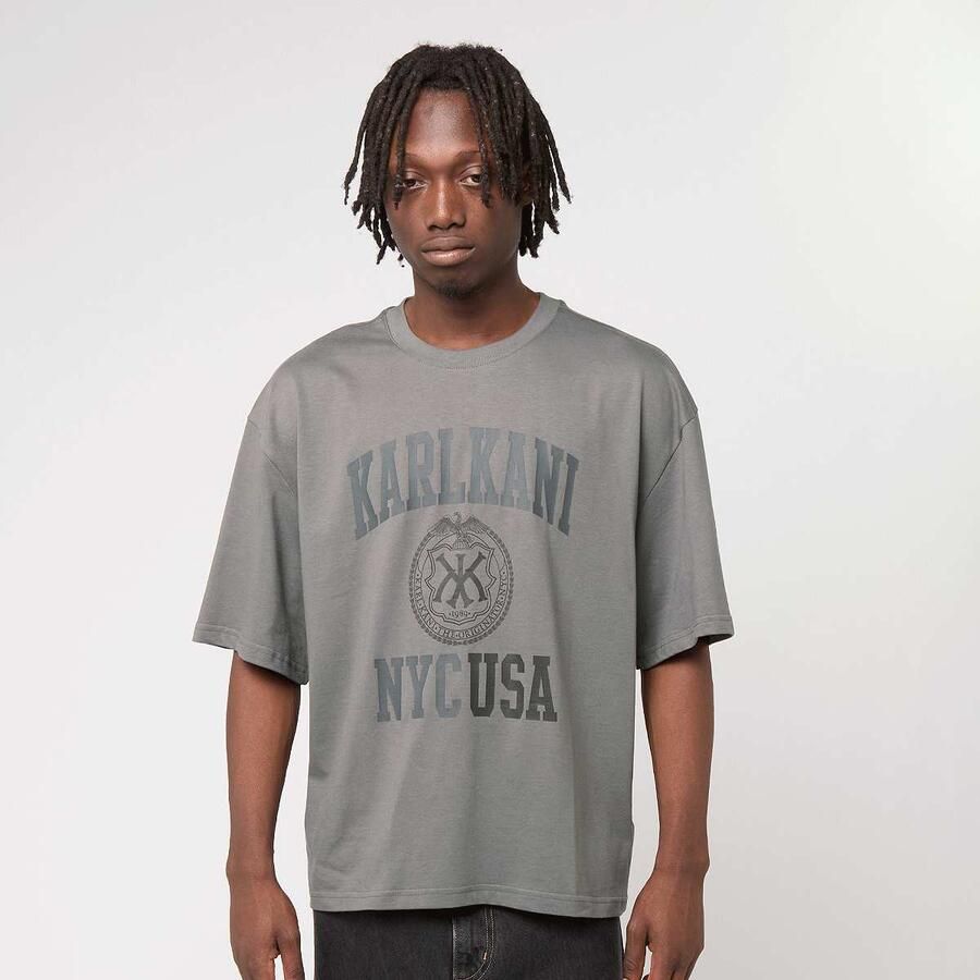 Karl Kani Usa Boxy T-Shirt Men T-Shirts & Polo's grijs Maat XL Kleding - Foto 3