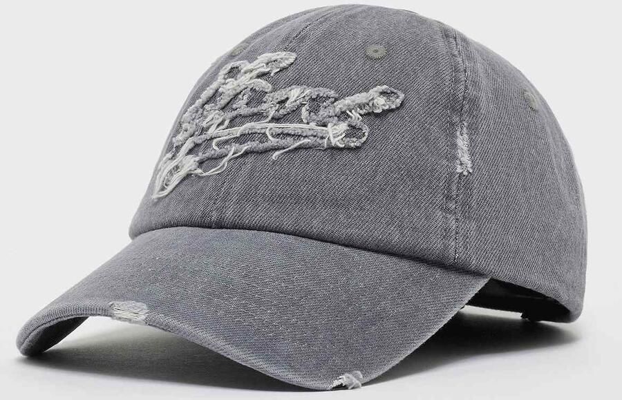 Karl Kani Varsity Star Denim Dad Cap Unisex Caps grijs Maat ONE SIZE Accessoires - Foto 3