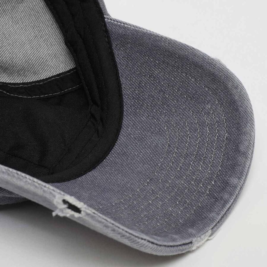 Karl Kani Varsity Star Denim Dad Cap Unisex Caps grijs Maat ONE SIZE Accessoires