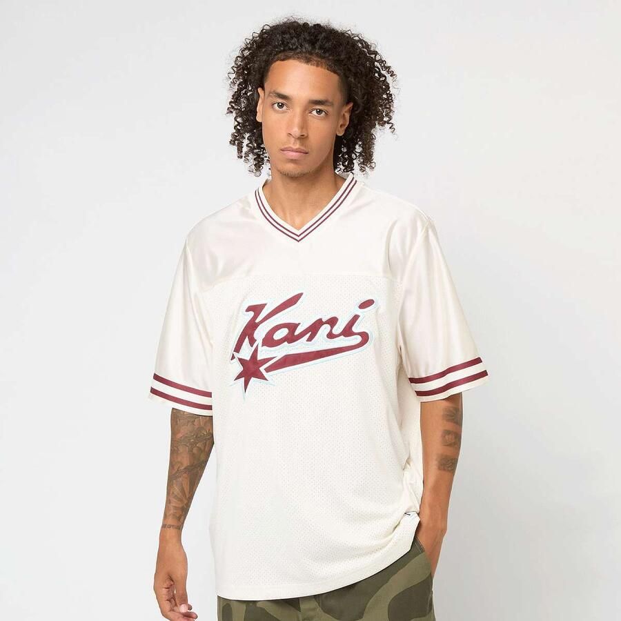 Karl Kani Varsity Star Football Jersey Men Jersey's beige Maat XL Kleding - Foto 3