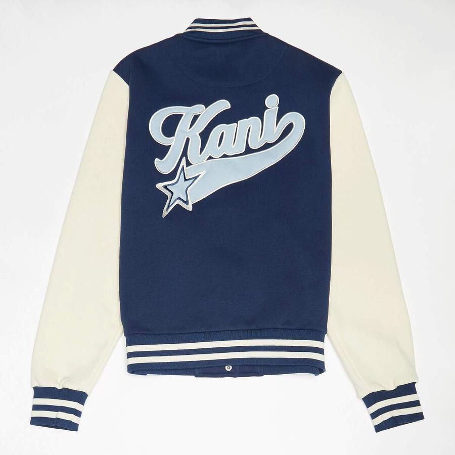 Karl Kani Varsity Star Sweat Collegejacket Junior Unisex College jacks blauw Kleding