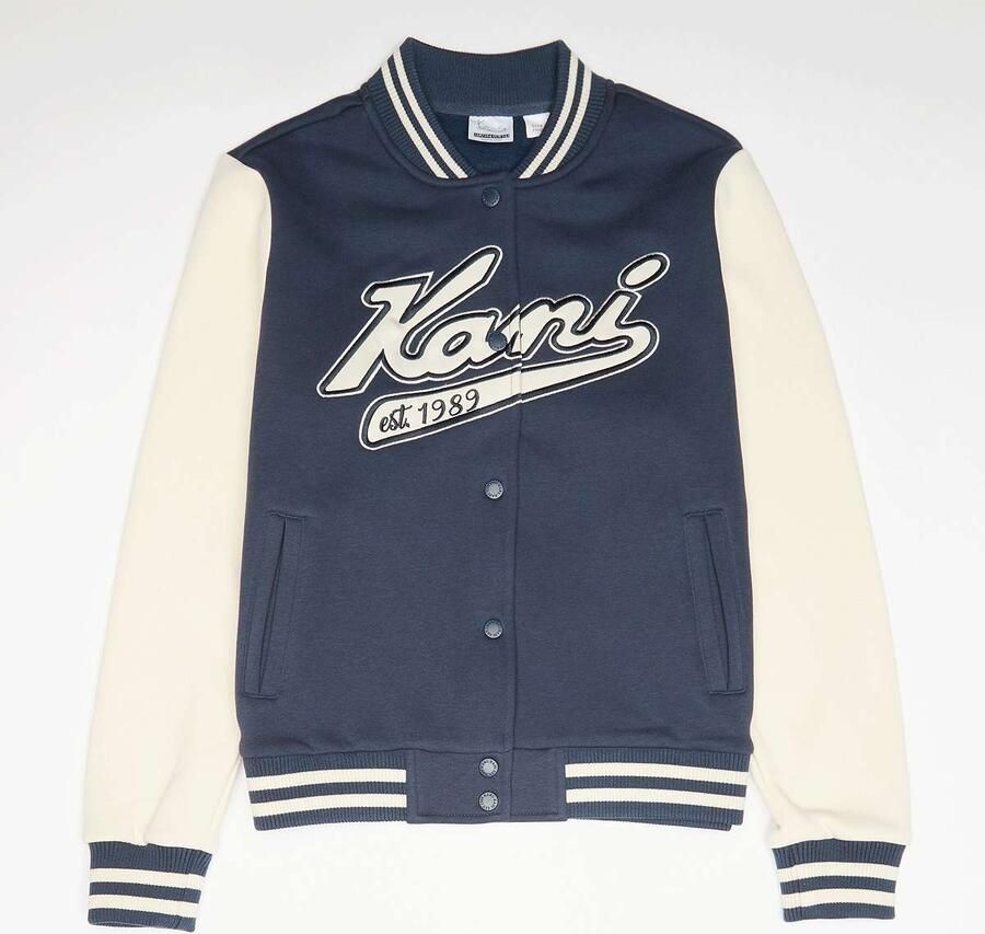 Karl Kani Varsity Sweat Collegejacket Junior Unisex Bomberjacks blauw Kleding - Foto 3