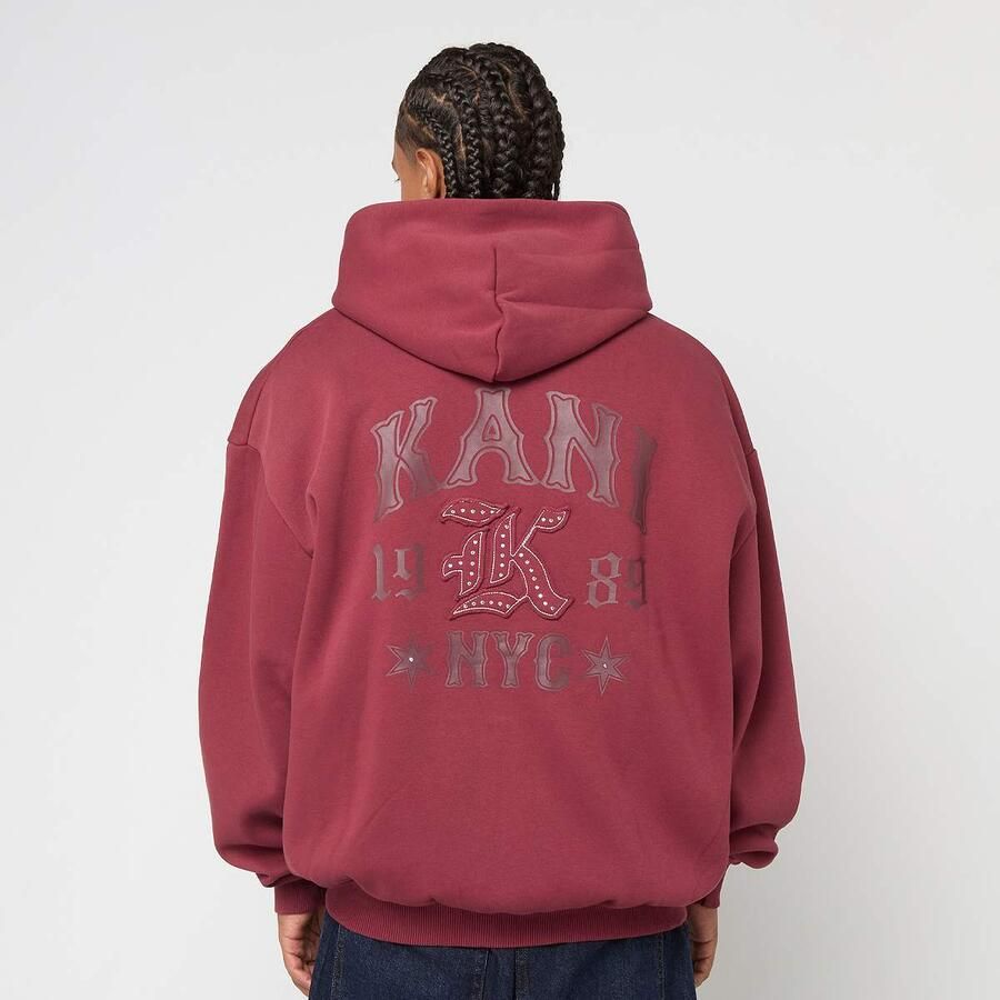 Karl Kani Western Os Zip Hoodie Men Hoodies & Sweaters rood Maat XL Kleding - Foto 3