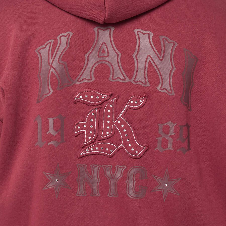 Karl Kani Western Os Zip Hoodie Men Hoodies & Sweaters rood Maat XL Kleding - Foto 2
