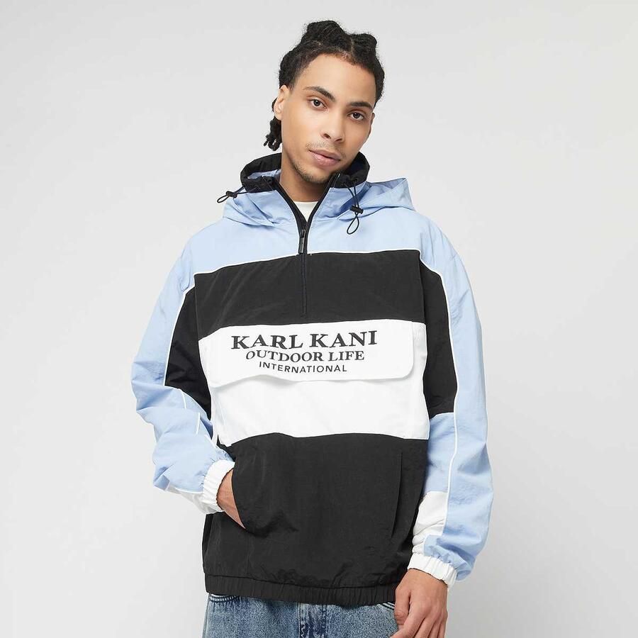 Karl Kani Woven Retro Windbreaker men Windbreakers blauw Maat XL Kleding - Foto 3