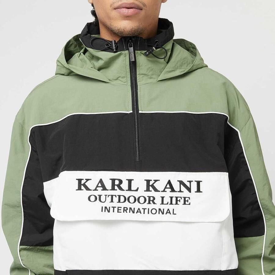 Karl Kani Woven Retro Windbreaker men Windbreakers groen Maat XL Kleding - Foto 2