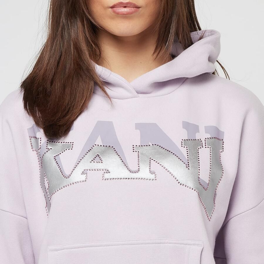 Karl Kani Woven Signature Glitter Oversized Hoodie Wo Hoodies & Sweaters roze Maat XS Kleding - Foto 2