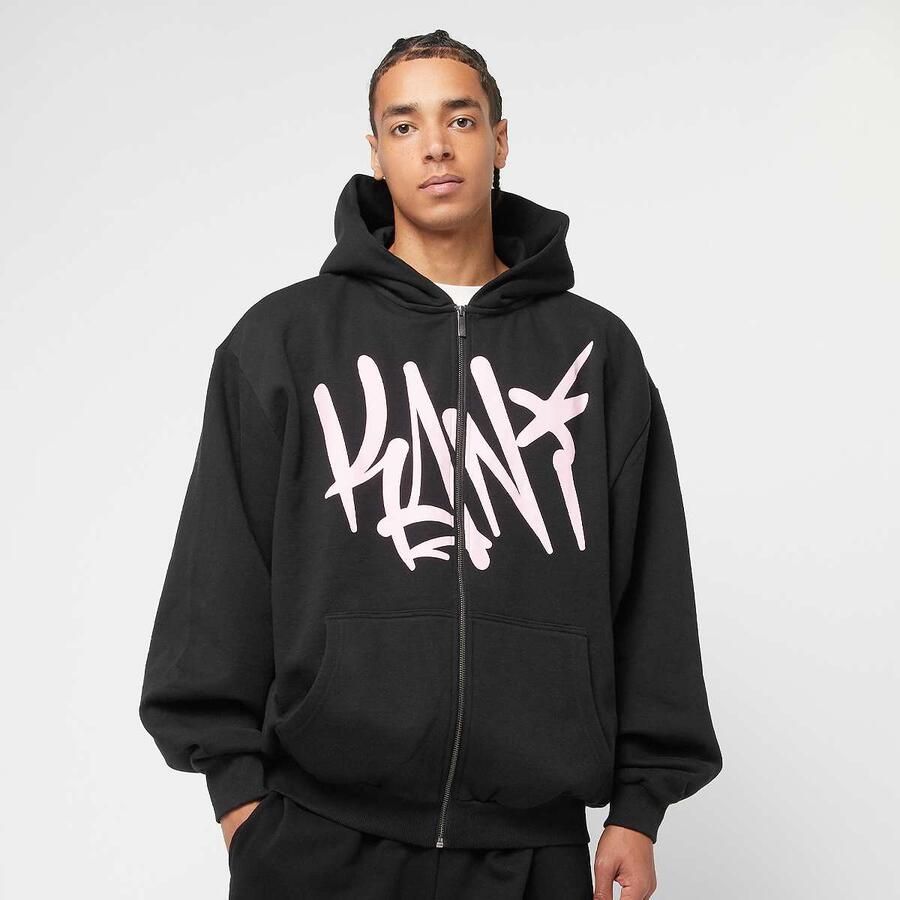 Karl Kani Woven Signature Oversized Zip Hoodie Men Hoodies & Sweaters zwart Maat XL Kleding - Foto 3