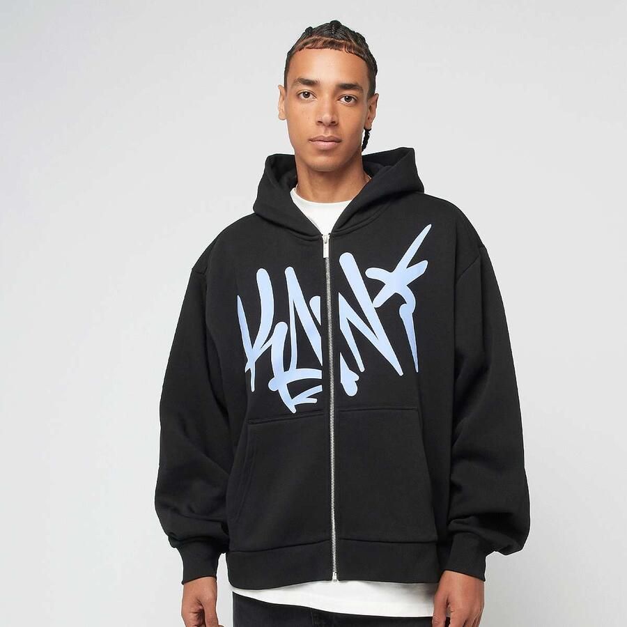 Karl Kani Woven Signature Tag Zip Hoodie Men Hoodies & Sweaters zwart Maat XL Kleding - Foto 3