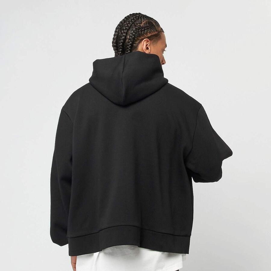 Karl Kani Woven Signature Tag Zip Hoodie Men Hoodies & Sweaters zwart Maat XL Kleding