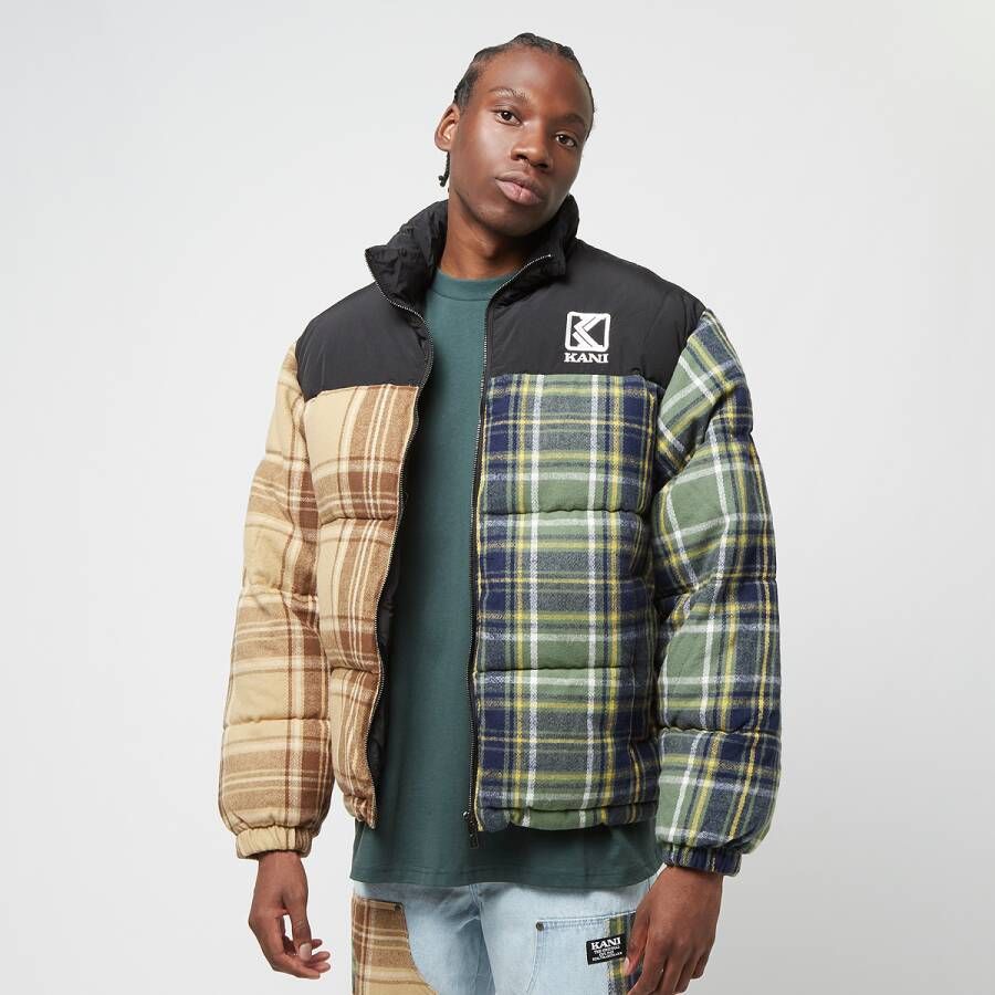 Karl Kani Og Flannel Block Puffer Jacket Pufferjassen Kleding multicolor maat: XS beschikbare maaten:XS S M L XL XXL