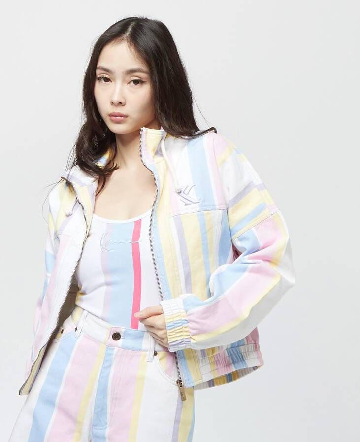 Karl Kani Og Stripe Denim Jacket Spijkerjassen Kleding multicolor maat: XL beschikbare maaten:L XL