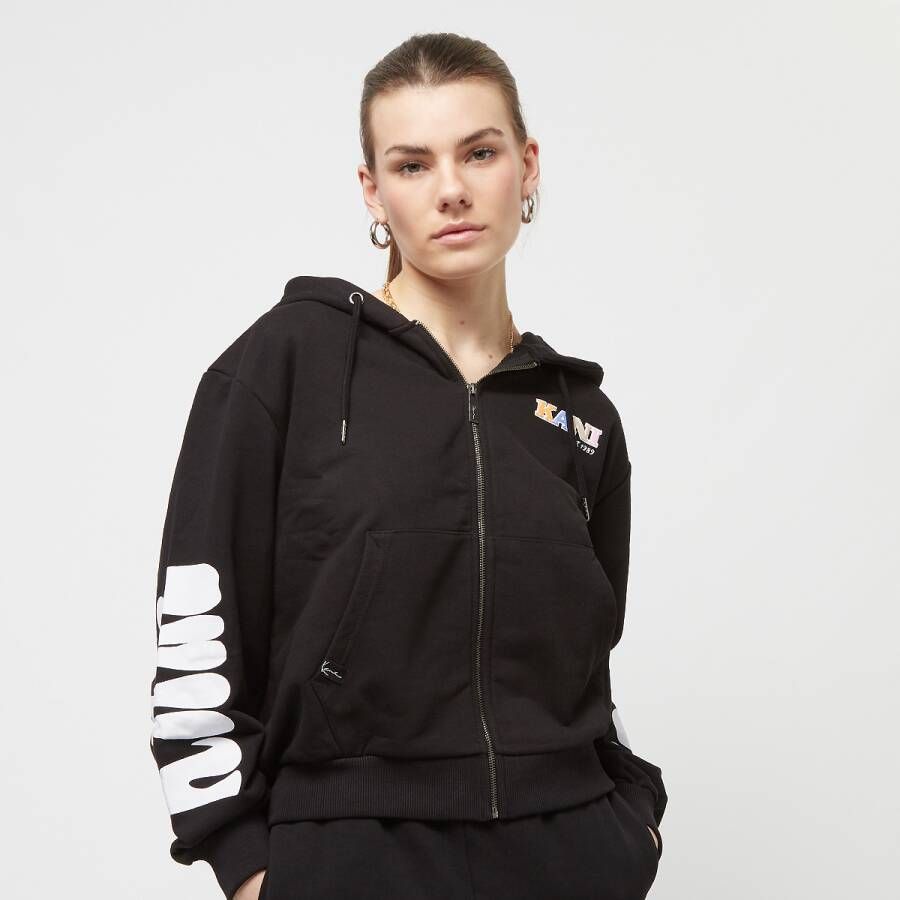 Karl Kani Retro Full Zip Hoodie Hooded vesten Kleding black maat: L beschikbare maaten:XS S L