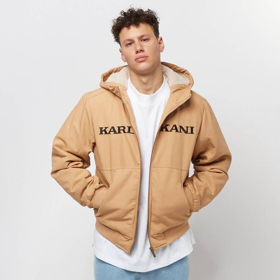 Karl Kani Retro Hooded Twill Bomber Jacket