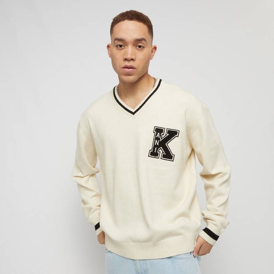 Karl Kani Retro Patch OS Knitted V-Neck Jumper