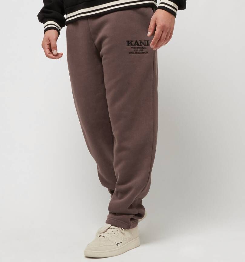 Karl Kani Retro Washed Straight Leg Sweatpants Trainingsbroeken Kleding brown maat: XS beschikbare maaten:XS S M L XL