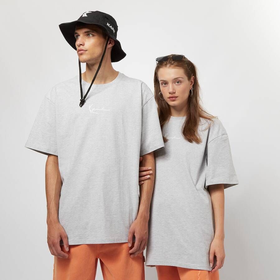 Karl Kani Signature Tee T-shirts Kleding h.grey maat: XL beschikbare maaten:S M L XL XS
