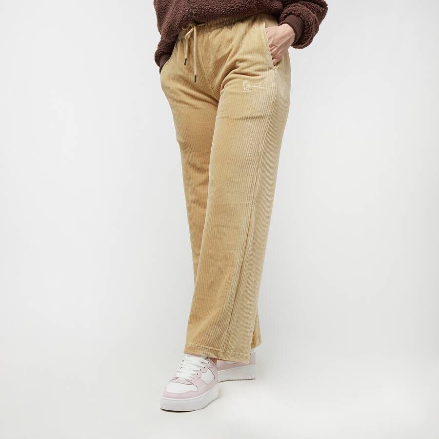 Karl Kani Small Signature Corduroy Wide Leg Pants Chino's Kleding sand maat: S beschikbare maaten:S L