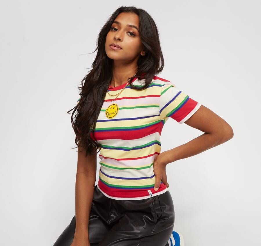 Karl Kani Small Signature Smiley Stripe Tee