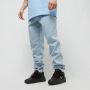 Karl Kani Small Signature Tapered Five Pocket Denim Spijkerbroeken Kleding bleached blue maat: 38 beschikbare maaten:28 30 32 34 36 38 - Thumbnail 1