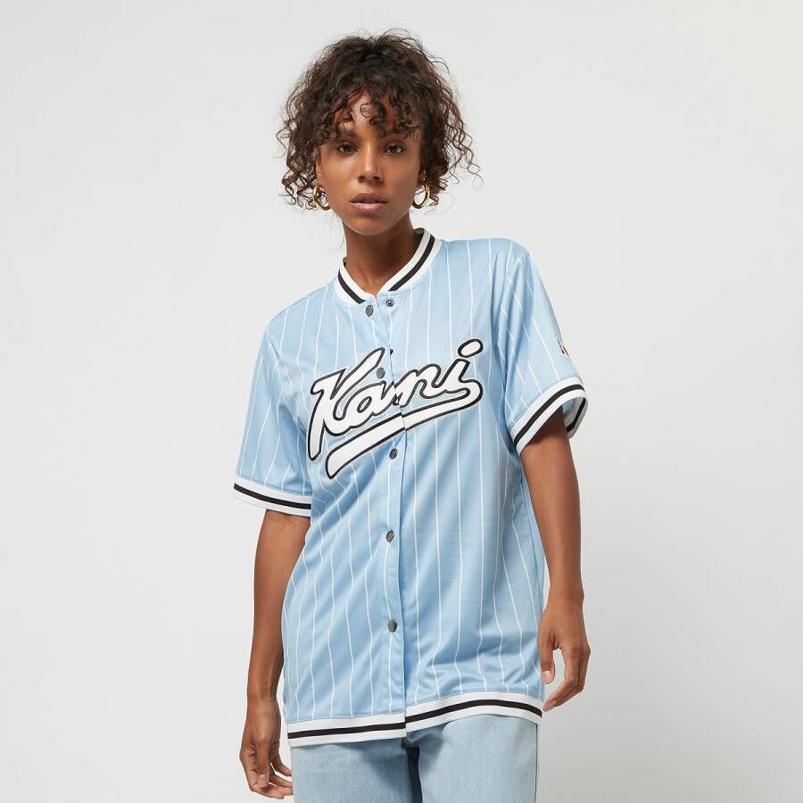 Karl Kani Varsity Pinstripe Baseball Shirt