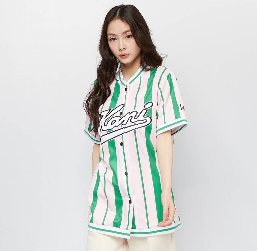Karl Kani Varsity Stripe Baseball Shirt