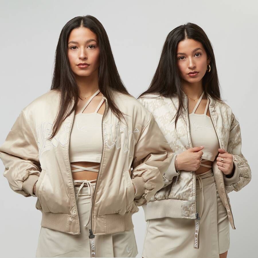 Karl Kani Woven Signature Reversible Satin Bomber Jacket