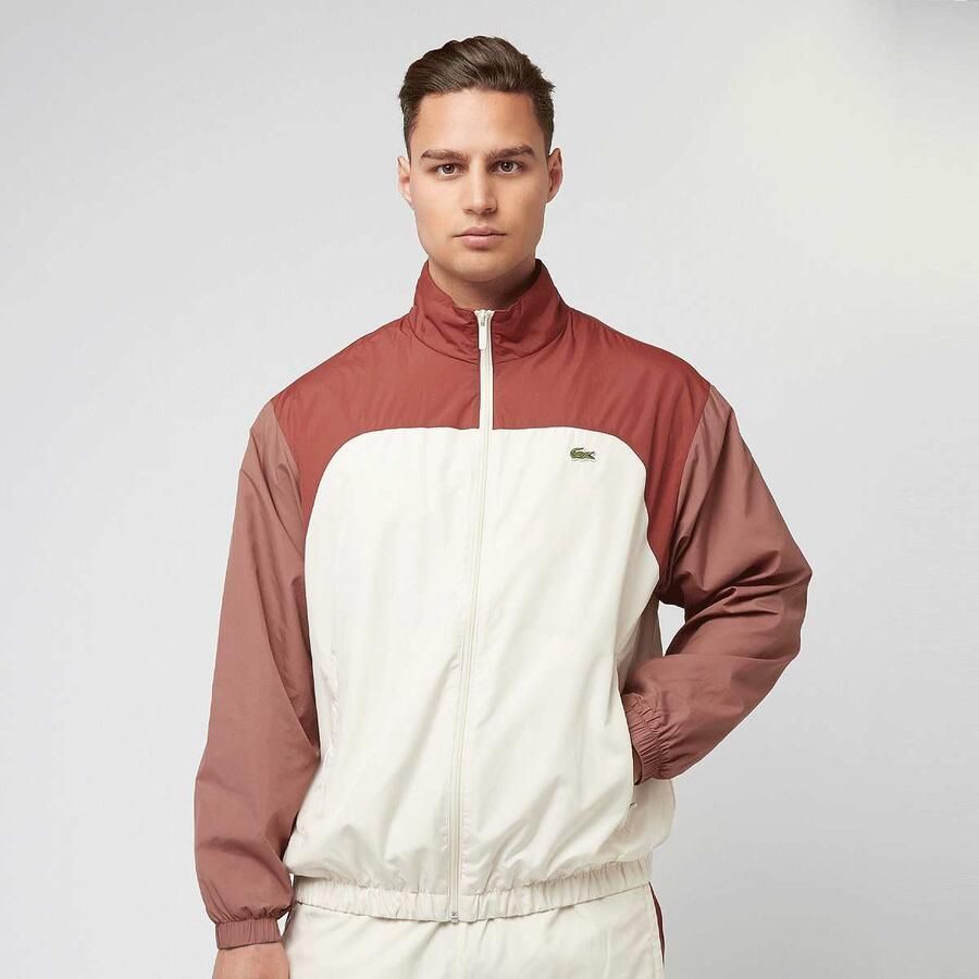 Lacoste Jacket Men Trainingspakken beige Maat S Kleding - Foto 3