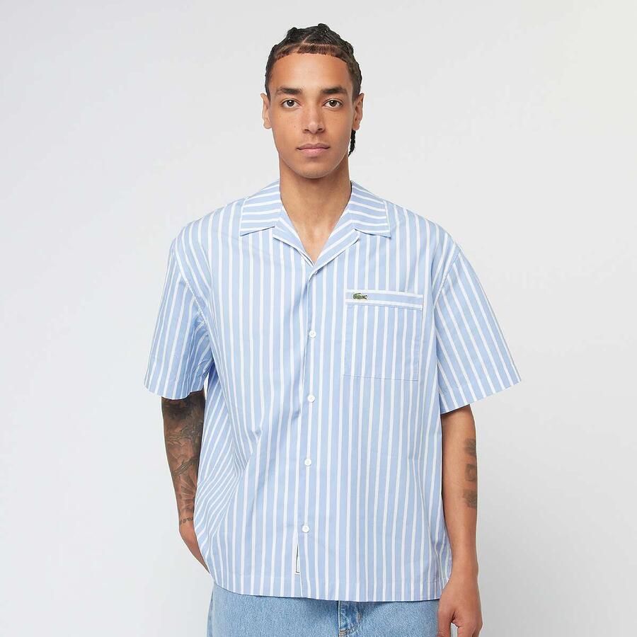 Lacoste Relaxed fit vrijetijdsoverhemd met resortkraag - Foto 3