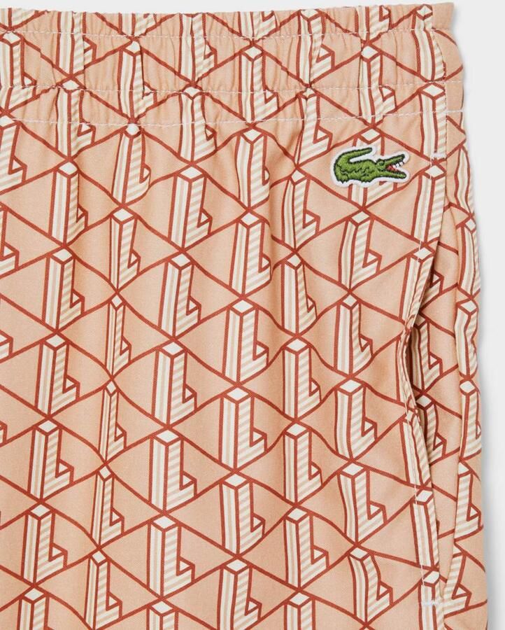 Lacoste Shorts Men Sportshorts beige Maat XL Kleding