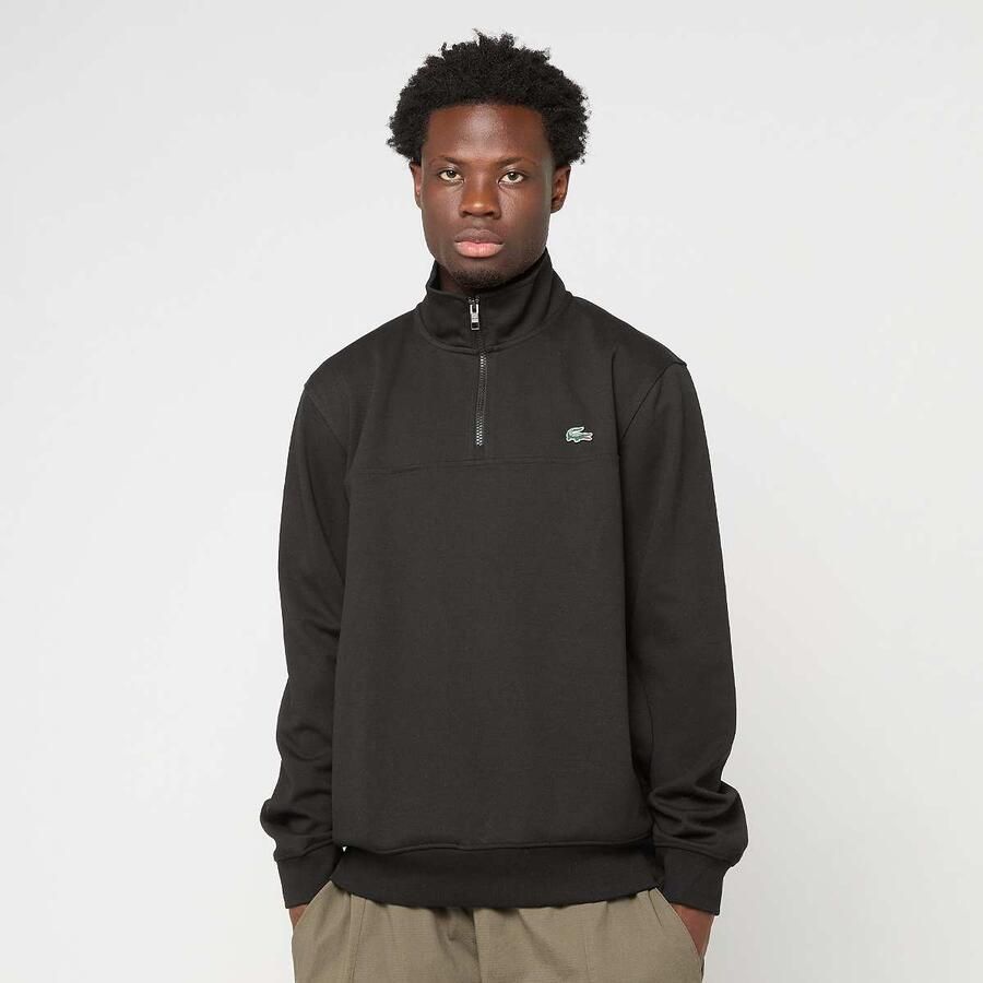 Lacoste Core 1 2 Zip Sweatshirt Zwart- Heren Zwart - Foto 3