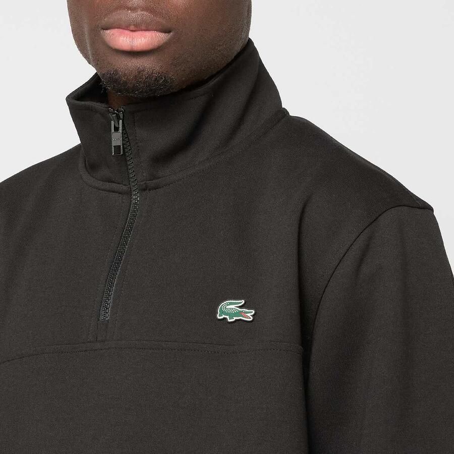 Lacoste Core 1 2 Zip Sweatshirt Zwart- Heren Zwart - Foto 2