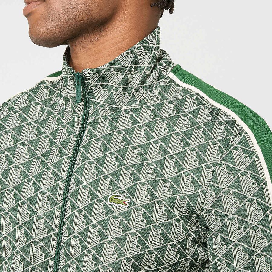 Lacoste Sweatshirt Men Trainingspakken groen Maat XL Kleding