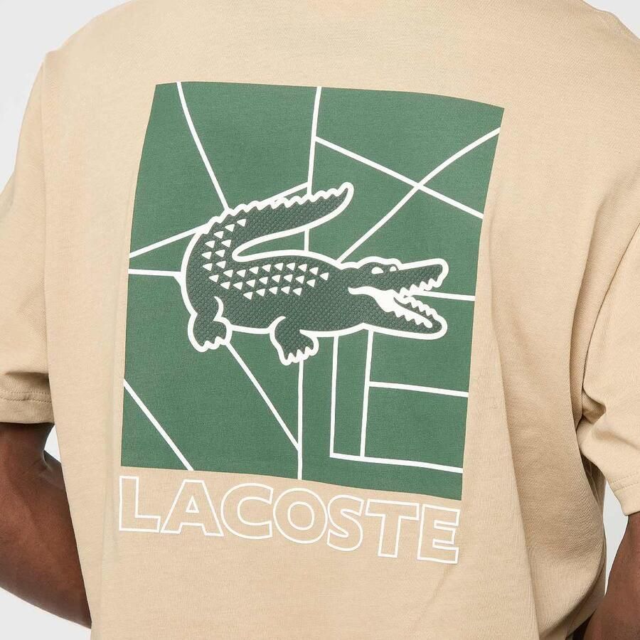 Lacoste T-shirt Men T-Shirts & Polo's beige Maat L Kleding - Foto 2