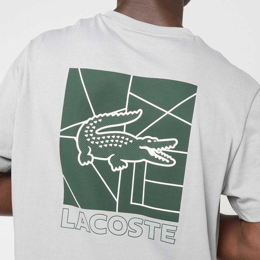 Lacoste T-shirt Men T-Shirts & Polo's grijs Maat XL Kleding - Foto 2
