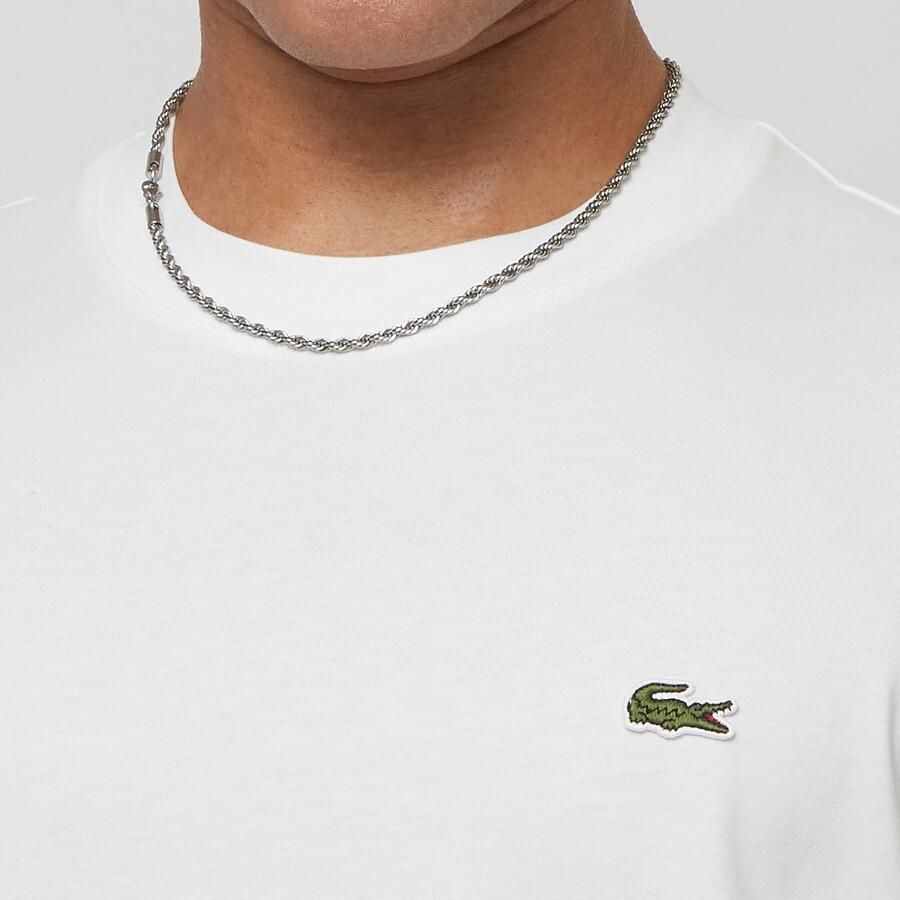 Lacoste Short Sleeved Crew Neck T-shirts Kleding white maat: XXL beschikbare maaten:S M L XL XXL - Foto 2