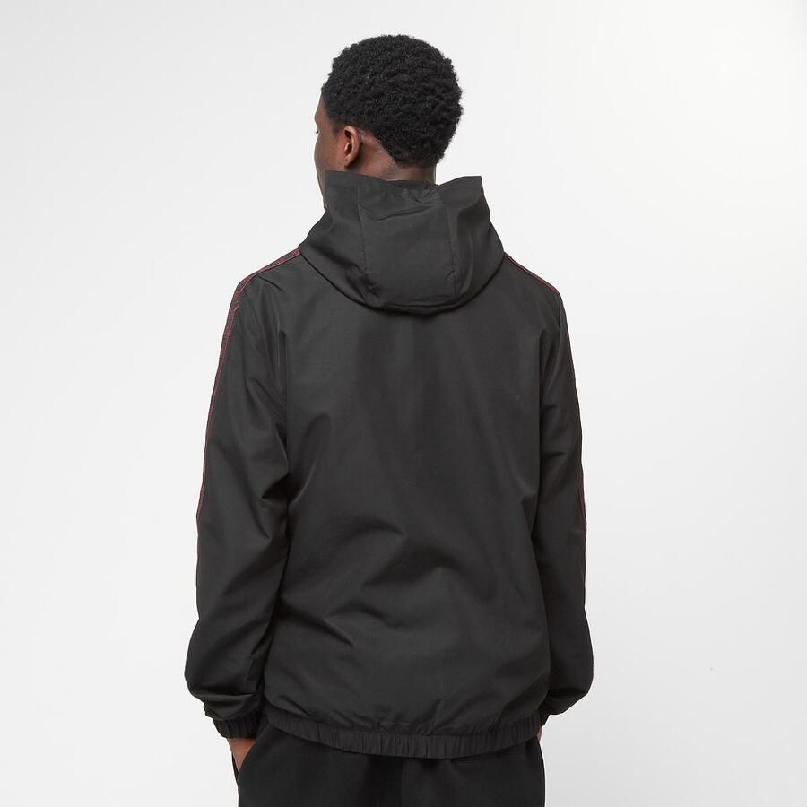 Lacoste Tennis Monogram Trackjacket men Trainingspakken zwart Maat XXL Kleding