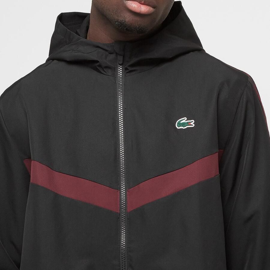 Lacoste Tennis Monogram Trackjacket men Trainingspakken zwart Maat XXL Kleding - Foto 2