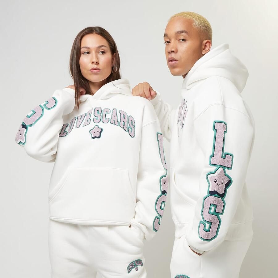 Love Scars College Star Hoodie Wo Hoodies & Sweaters wit Maat S Kleding - Foto 3